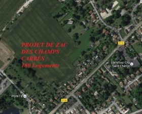 Projet de la ZAC des Champs Carrés : + 180 logements. - Le CANE 91